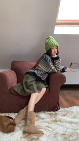 Nordic loose fit knit