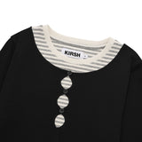 BOHEMIAN LAYERED SLIM LONG SLEEVE [BLACK]