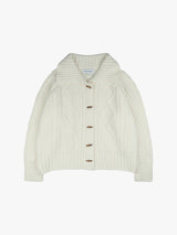 TOGGLE COLLAR CARDIGAN