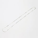 シルバーシンスネークチェーンネックレス(スペアチェーン)/silver thin snake chain necklace (silver / spare chain)