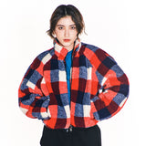 ウェア―ドフリースクロップジャケット/WEIRD FLEECE CROP JACKET (RED)