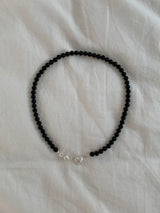 ノッティングオニックスネックレス / [925silver] Notting onyx Necklace