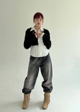 ウィッシュブラックデニムパンツ/no.3618 Wished Black Denim Pants