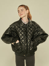Leather Quilted Heavy Jacket (6643887865974)