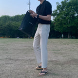 モールドベストフィットクールマックスカプリスラックス / Mould Best Fit Coolmax Capri Slacks (5 colors)
