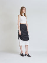 WHITE CROP KNIT ZIP UP SLEEVELESS (6679763353718)