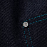 カラースティッチパネルデニムパンツ / COLOR STITCH PANEL DENIM PANTS - INDIGO