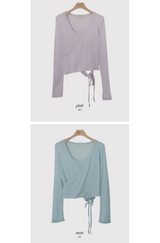 MDスリムラップ長袖Tシャツ(5color)