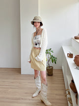 プレッツェルクロップカーディガン / Pretzel Crop Cardigan (4color)
