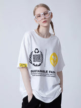 SUSTAINABLE FASHION CAMPAIGN 1/2 T-SHIRT_WHITE (6581197406326)