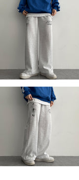 バタフライレタリングバンディングパンツ/Butterfly Lettering Banding Pants