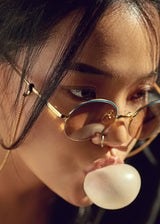 BUBBLEGUM (Gold blue) (6646809526390)