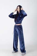 ダーリンユアスウェットパンツ / DARLING, YOUR SWEATPANTS ! #VELVET BLUE