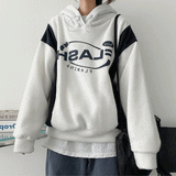 Rash fleece color string hood