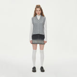 CABLE KNIT VEST_GRAY (6610822594678)