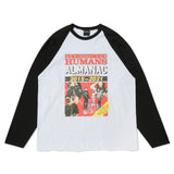 HUMANS ALMANAC RAGLAN TEE - BLACK (6675735052406)