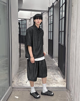 デニムスキッパーシャツ / Denim skipper shirt