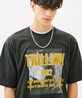 RUDDY RETRO PAPER T-SHIRT (CHARCOAL) (6585245106294)