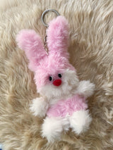 Pink rabbit key ring