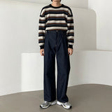 カラフルストライプニットウェア/OWN Colorful Striped Knitwear (2 colors)