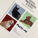 アニマルフォトステッカー / Animal photo sticker