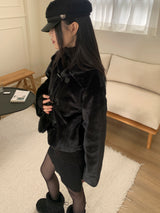[MADE] Pairing mink fur tteokbokki quilted jacket