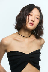 Black rose choker