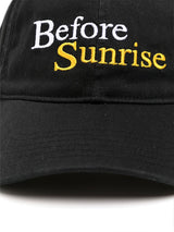 Before Sunrise embroidered baseball cap
