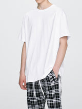 CHECK TRACK PANTS - BLACK/WHITE (4623312257142)