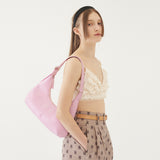 CURVED SHAPE BAG (PINK) (6579671400566)