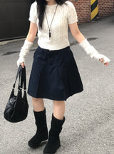 ビンテージツイストパフニットウォーマーセット