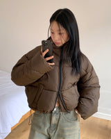 klechi Grayish Washing Long Wide Denim Pants