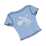 グラフィックポイント半袖ラッシュガード / GRAPHIC POINT SHORT SLEEVE RASHGUARD [SKY]