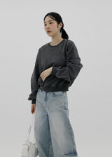 イージーピグメントスウェットシャツ / Easy Pigment Sweatshirt (3color)