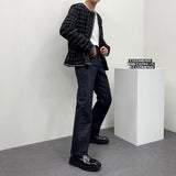 ディライトチェックラウンドジャケット/CR Delight Check Round Jacket (2 colors)