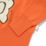 ウィティーバニーフラットニット／WITTY BUNNY FLAT KNIT [GREEN ORANGE]