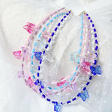 Butterfly beads necklace