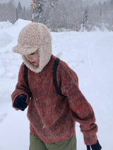 Fable snow melange knit 