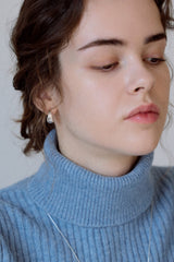 Water Drop One-touch Earrings (XL)
