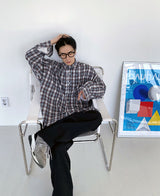 No.8629 horn-rimmed glasses