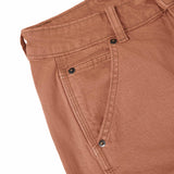 Relaxed Double Knee Jeans - Orange