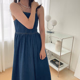 2color デニムキャミソールワンピース / Denim camisole dress