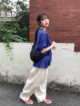 Slip down dyeing boxy t 