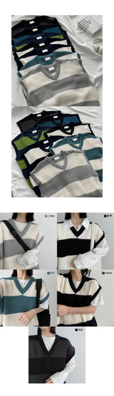 ツキユニバーシティラブニットベスト / Tsuki University Ravnit Vest