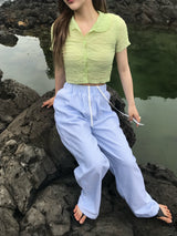 Waterfall stripe pants 