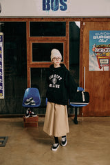 クラシックビッグロゴパーカ・ブラック［ユニセックス］/ Classic Big Logo Unisex Black Hoodie