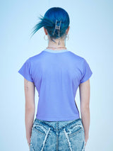 パープルドリームクロップTシャツ / PURPLE DREAM CROP T