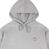 [UNISEX] ホワイトオッドフラワー刺繍パーカー