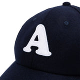 アルファベットウールキャップ/CARNIVAL SS22 ALPHABET WOOL CAP NAVY