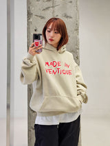 VENTIQUE Pigmate fluff Hoodie 3color